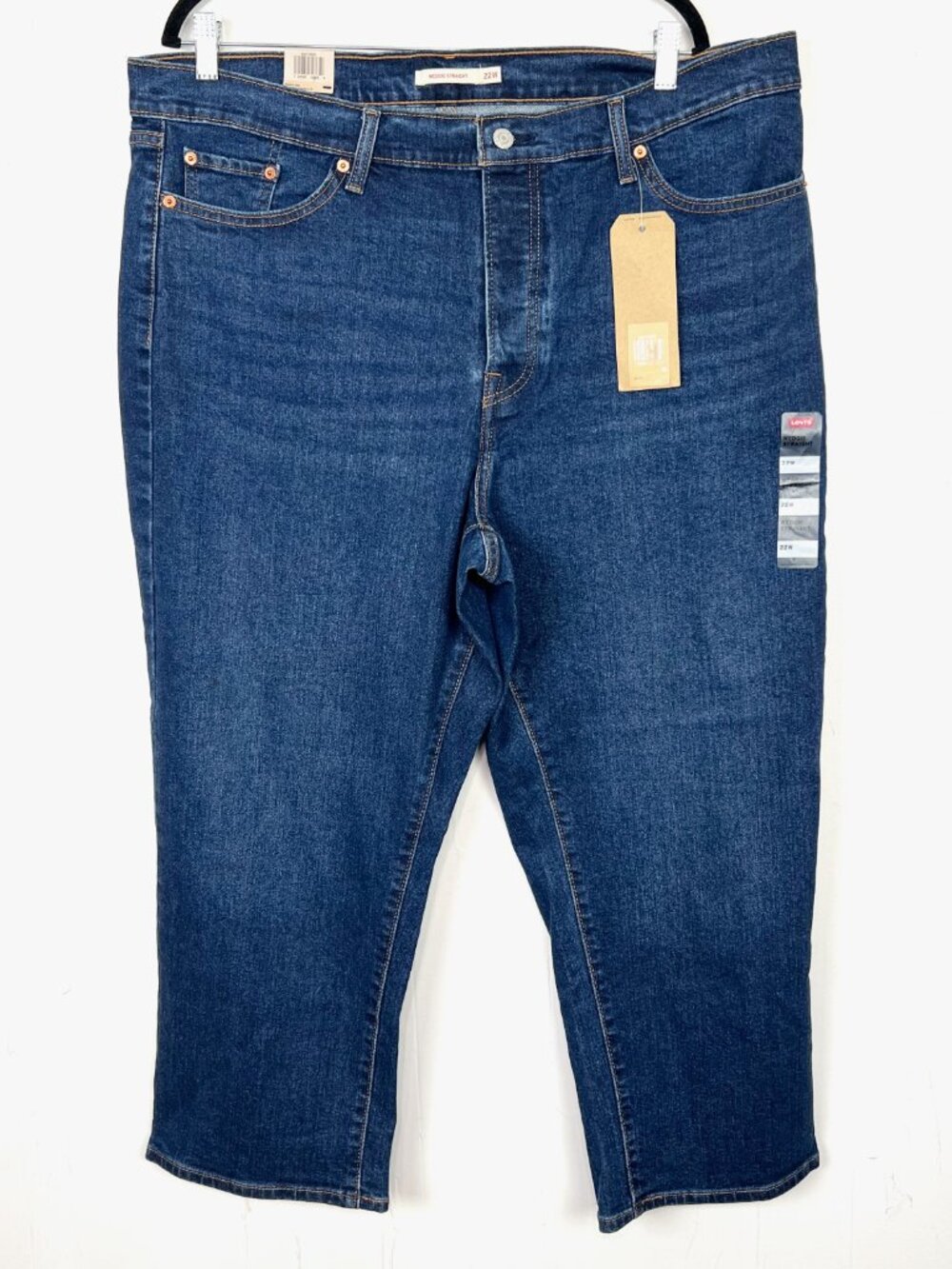 Levi's Women's Straight Leg Jeans - Dark Blue Denim